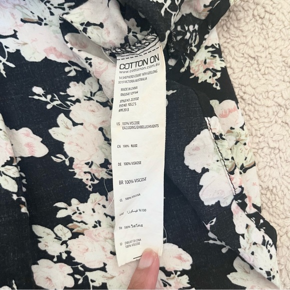 Floral Mini Summer Dress with Adjustable Straps - Picture 9 of 9